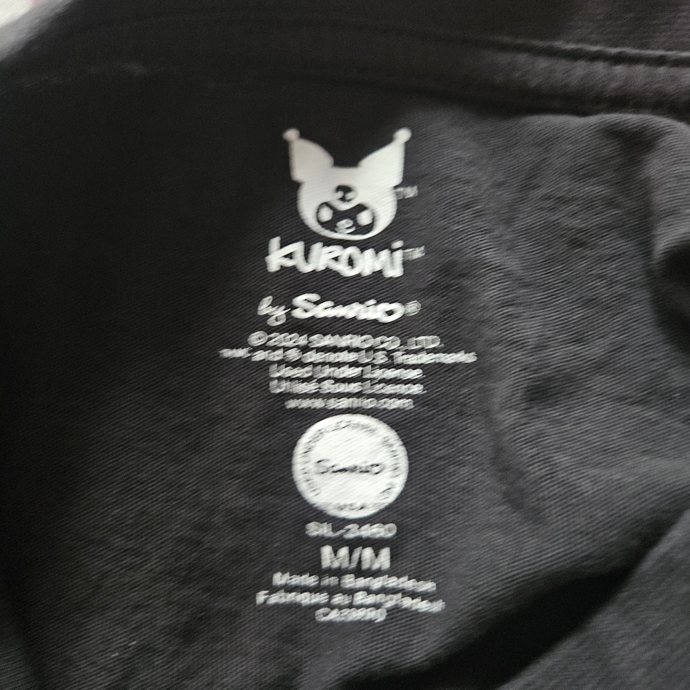 Sanrio Kuromi Black and Purple Short Sleeve Tee - Picture 2 of 2